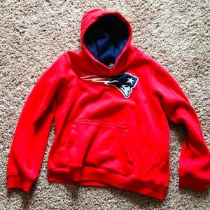 Red Patriots Hoodie
